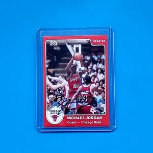 1984-85 Star Michael jordan auto #101